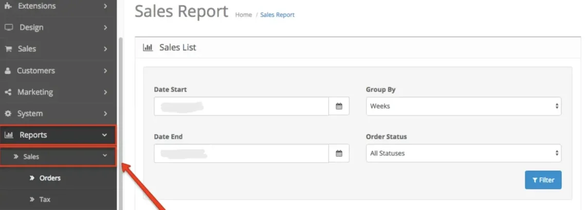 How to Use OpenCart Reports to Analyze Your Store’s Performance, Generating Reports in OpenCart